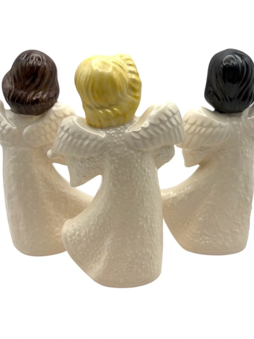 Vintage Ceramic Musical Angel Trio 8